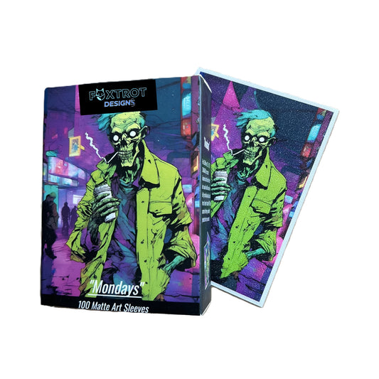 "Mondays" Zombie Matte Art Card Sleeves