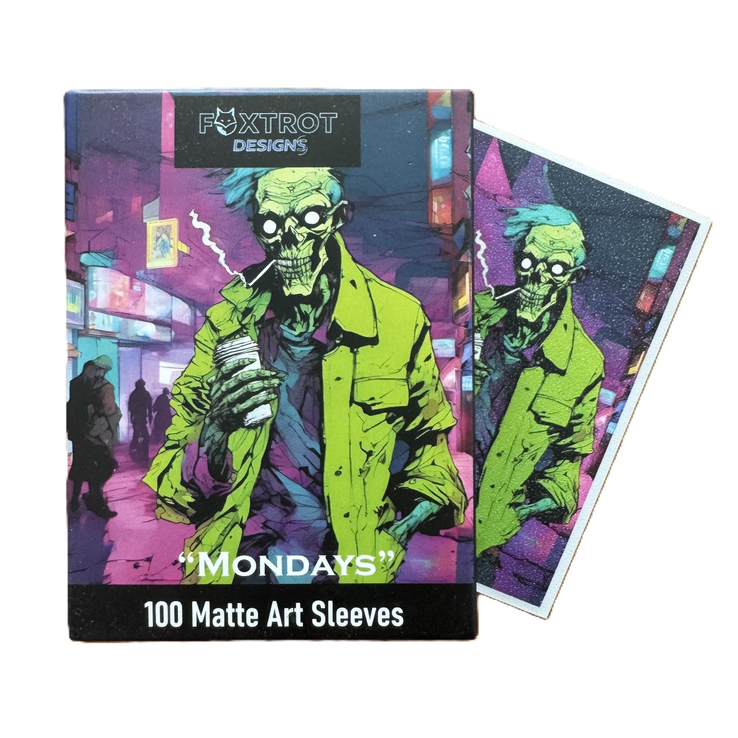 "Mondays" Zombie Matte Art Card Sleeves