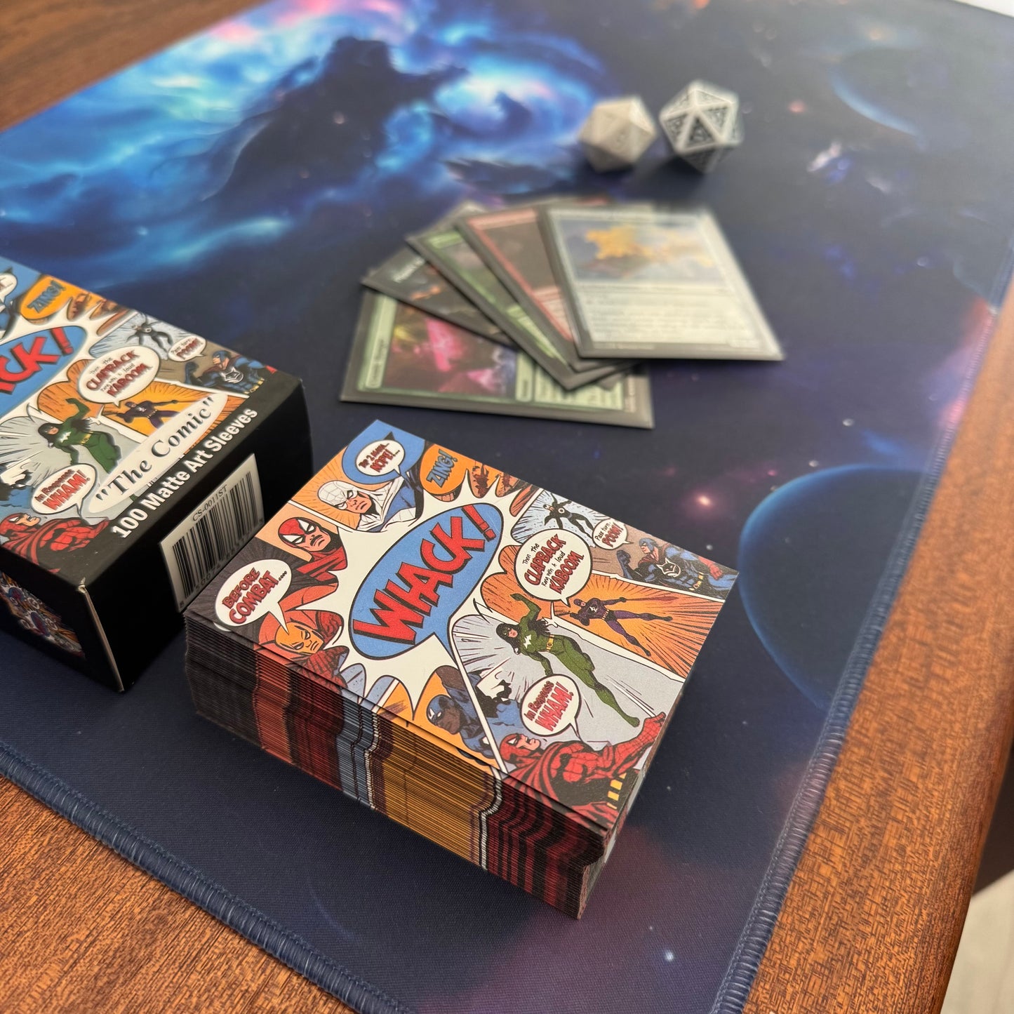 "The Comic" Superhero Matte Art Card Sleeves