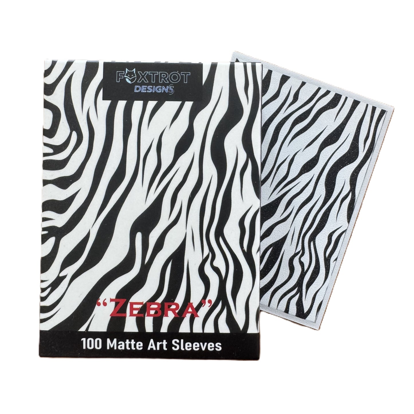 "Zebra" Matte Art Card Sleeves