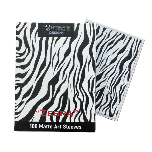 "Zebra" Matte Art Card Sleeves