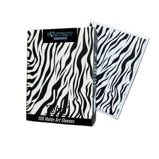 "Zebra" Matte Art Card Sleeves